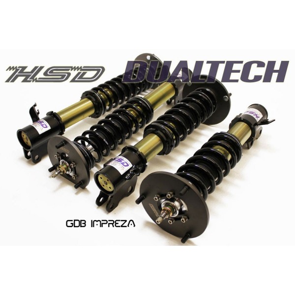 HSD - Dualtech Coilovers for Subaru Impreza GDB 2000–2007 (5x114.3)